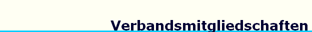 Verbandsmitgliedschaften